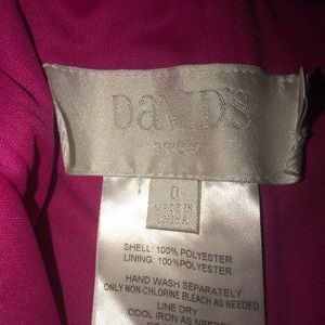 Pink davids bridal dress 💓